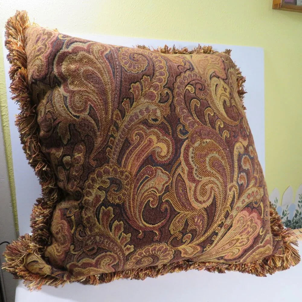 Large Tapestry FEATHER Pillow 20
